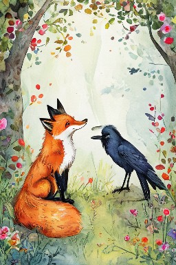THE FOX and THE CROW
