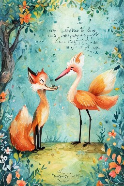 THE FOX and THE STORK