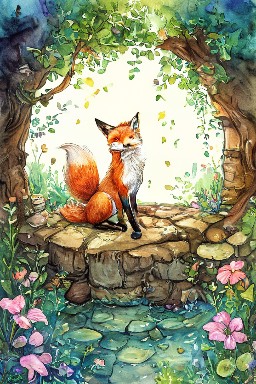 THE FOX in THE WELL