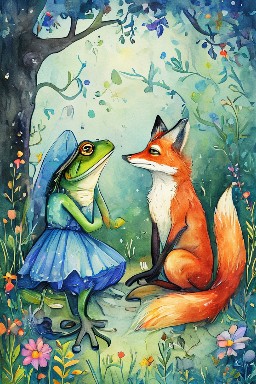 THE FROG and THE FOX