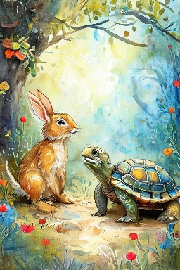 THE HARE and THE TORTOISE