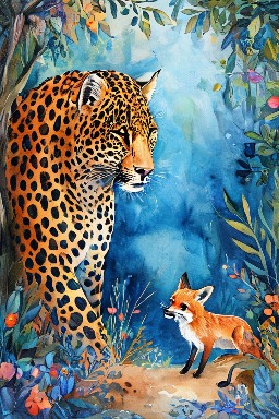 THE LEOPARD and THE FOX