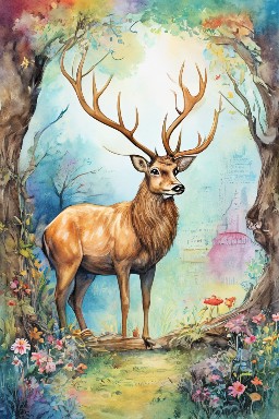 THE STAG in THE OX-STALL