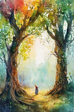 THE TREES and THE WOODMAN