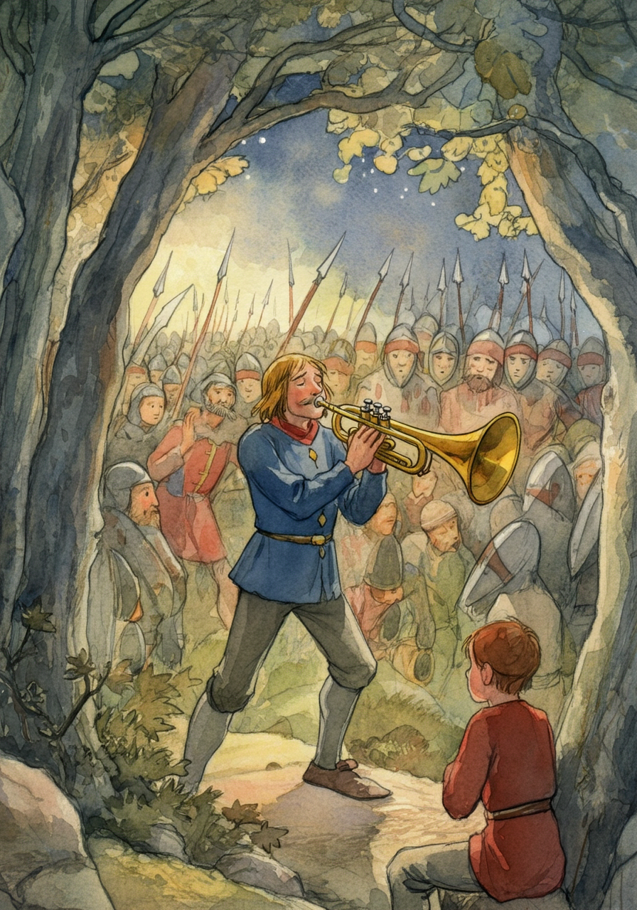 THE TRUMPETER TAKEN PRISONER