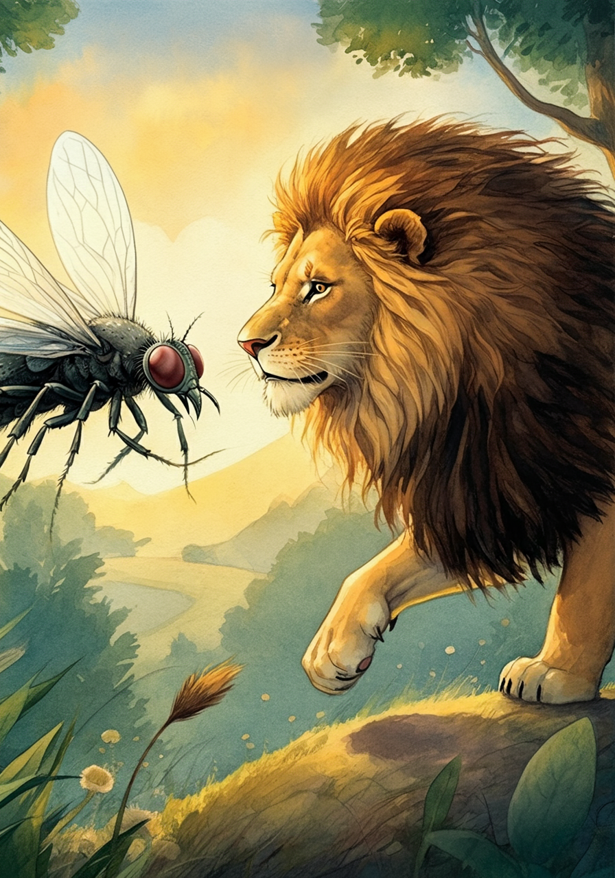 The Gnat and the Lion