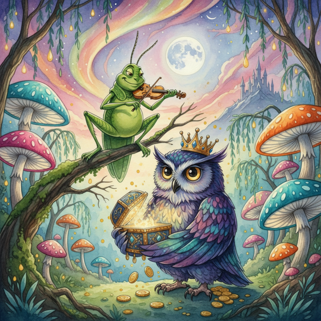 The Grasshopper and the Owl