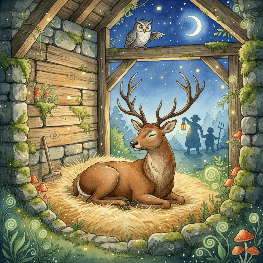 The Stag in the Ox-Stall