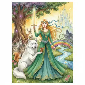 THE MAID with HAIR of GOLD