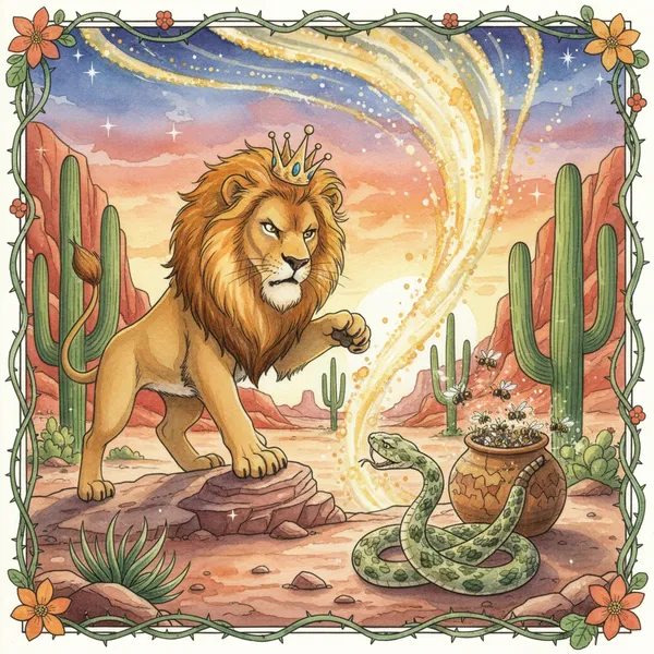 Cover: The Lion and the Rattlesnake