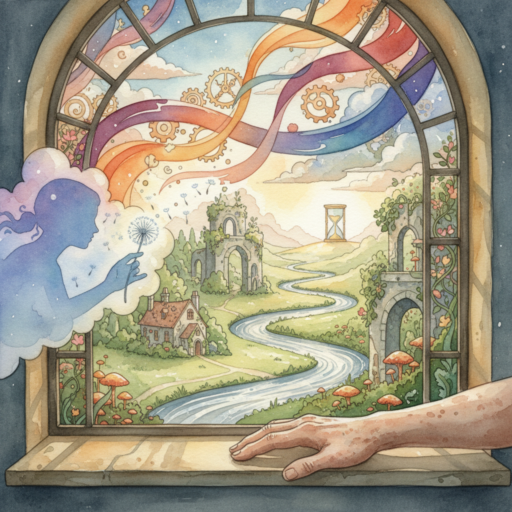 By the Almshouse Window