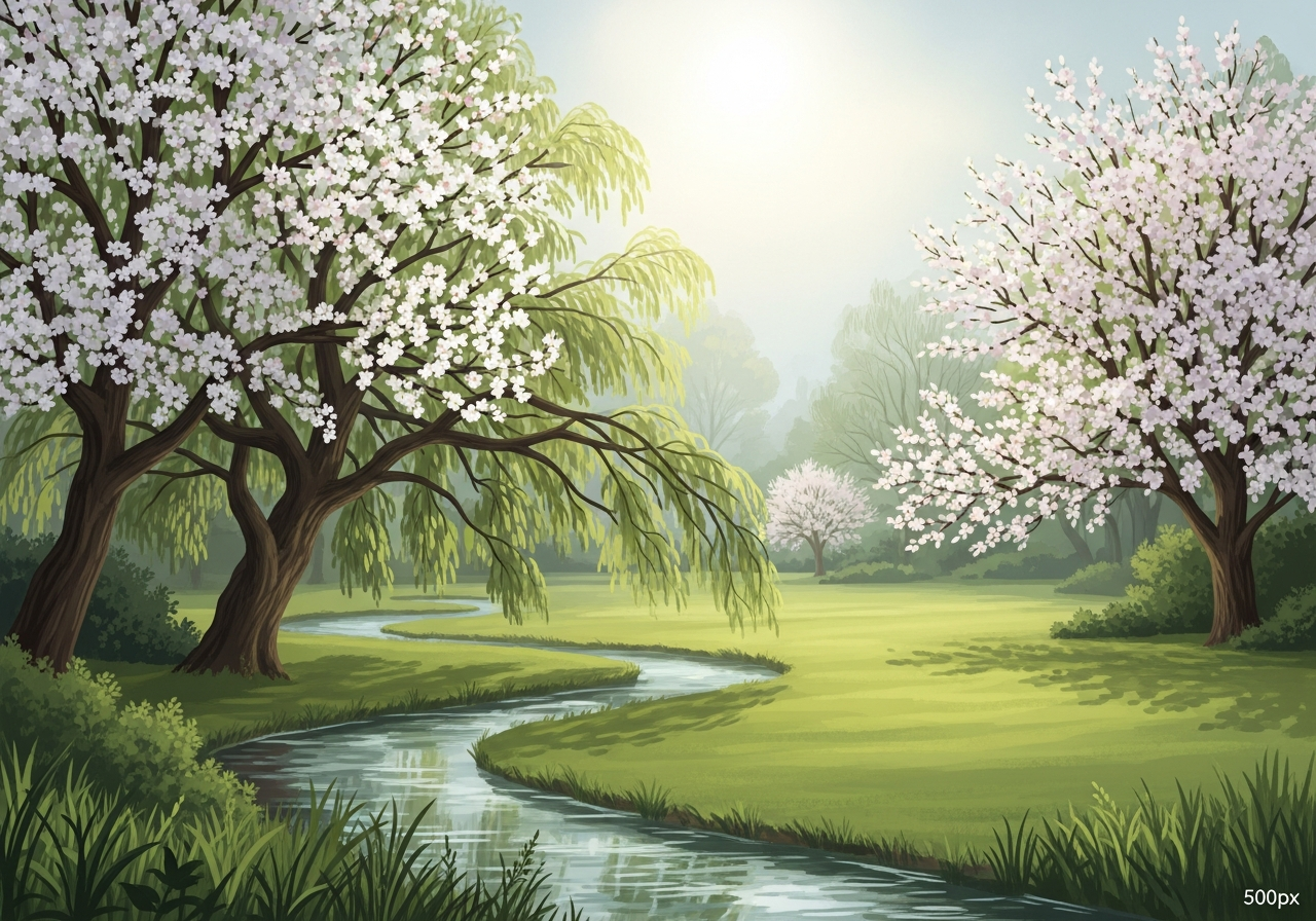 The Grand Garden with the Stream