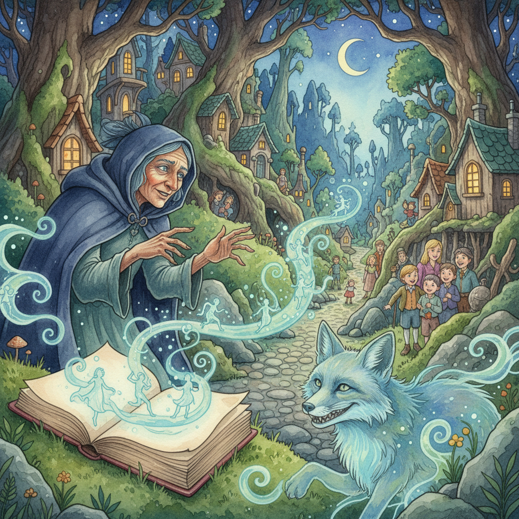 The Will-o'-the-Wisps Are in Town, Says the Moor-woman