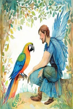 The Story of the Husband and the Parrot