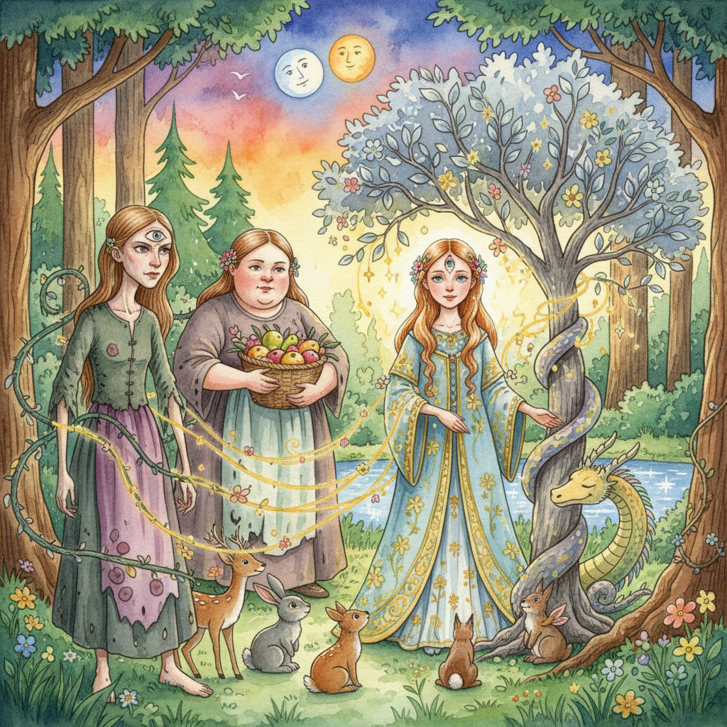 Little One-eye, Little Two-Eyes, and Little Three-Eyes