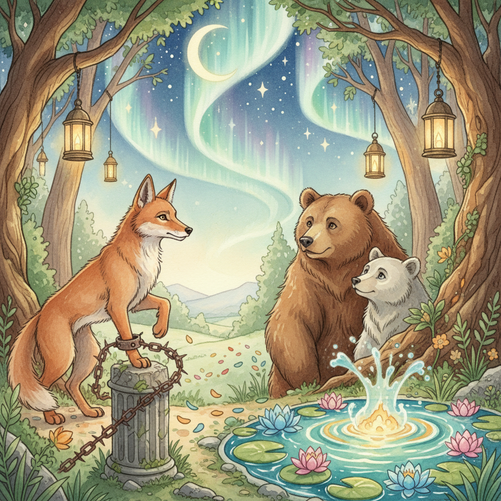 The Jackal and the Spring The Bear