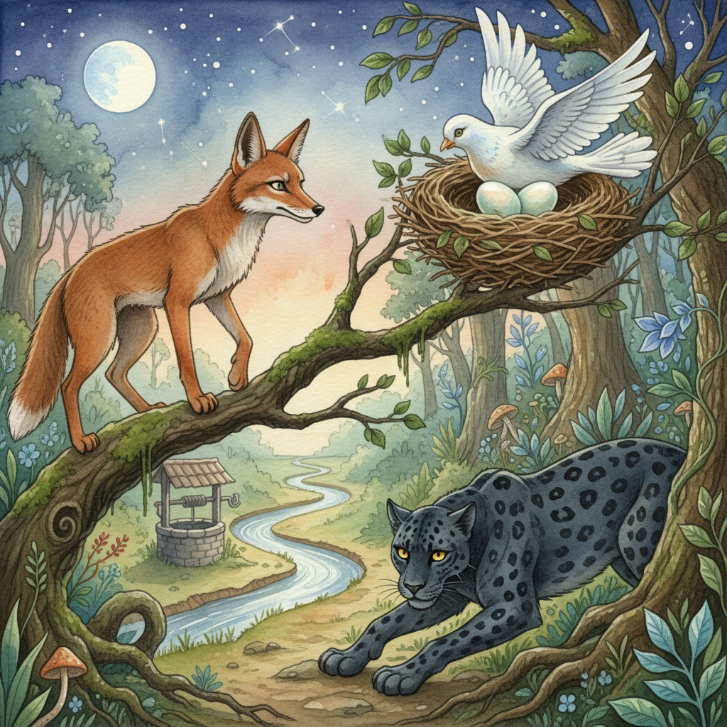 The Jackal, the Dove, and the Panther