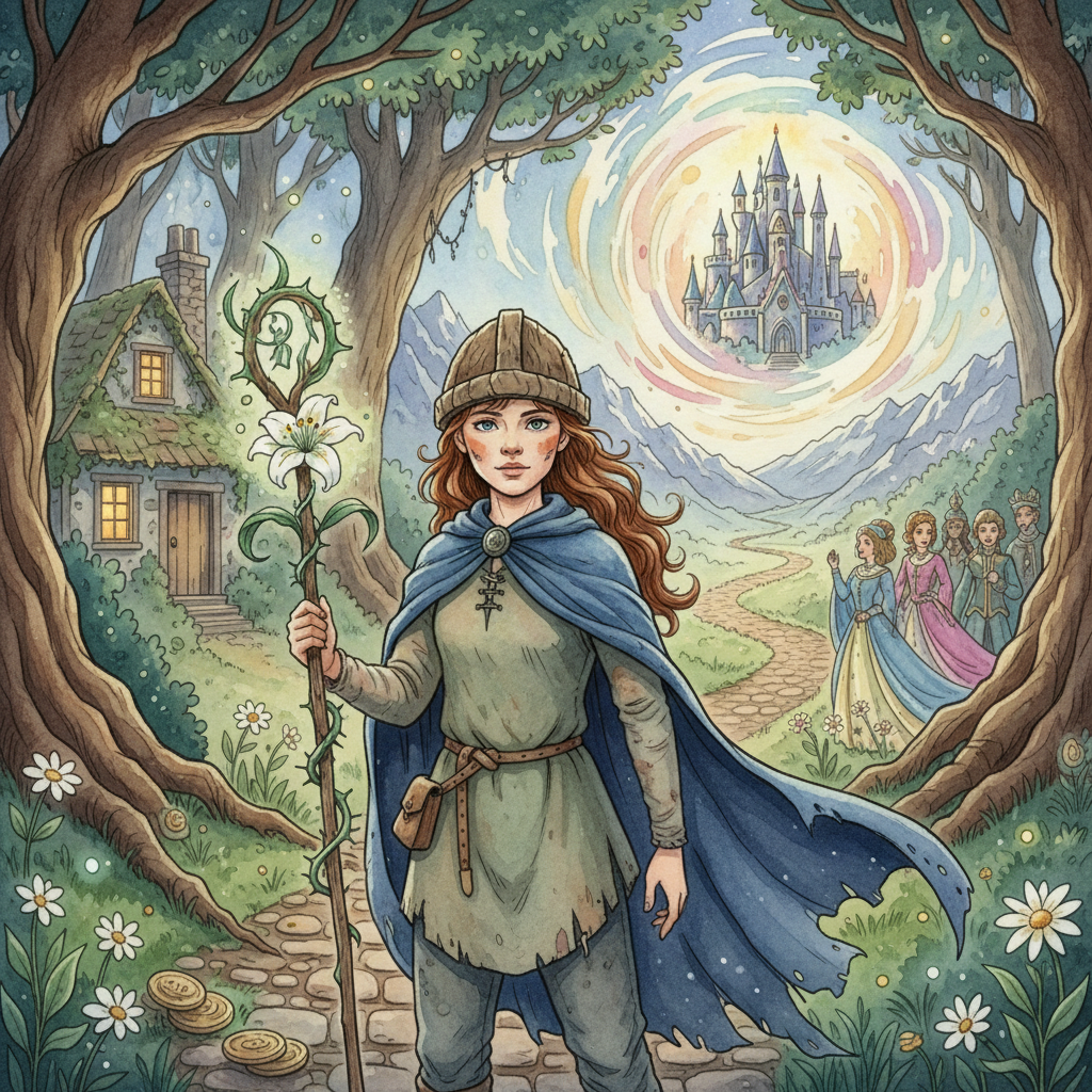 The Maiden with the Wooden Helmet