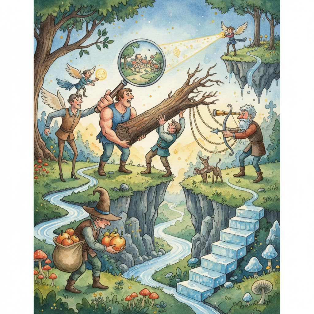 How Six Men Travelled Through the Wide World