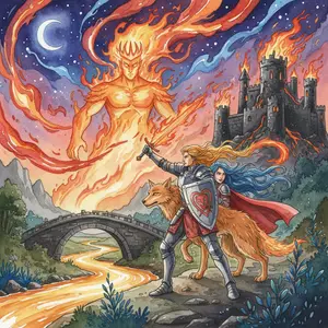 THE STORY of ARGILIUS and THE FLAME-KING