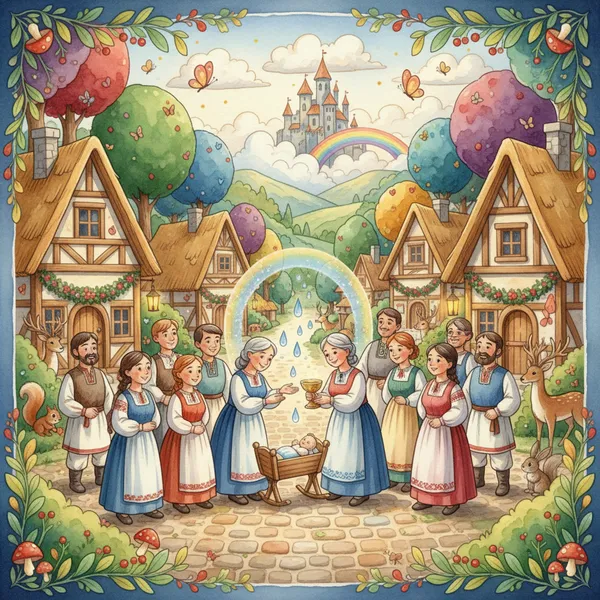 Cover: THE CHRISTENING in THE VILLAGE