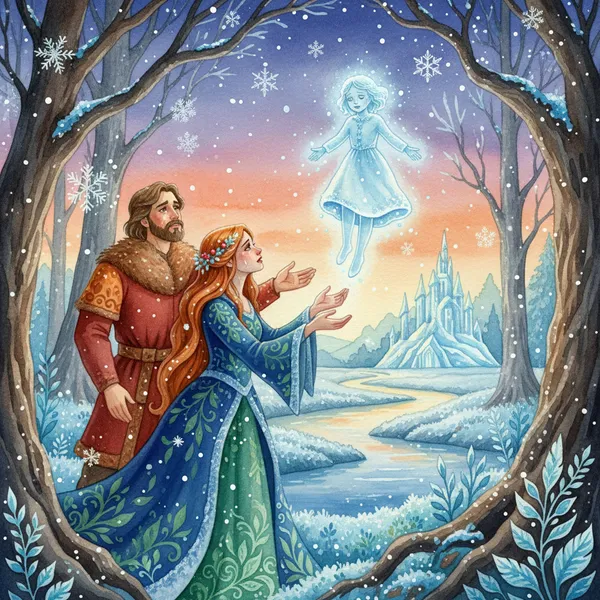 Cover: THE LITTLE DAUGHTER of THE SNOW