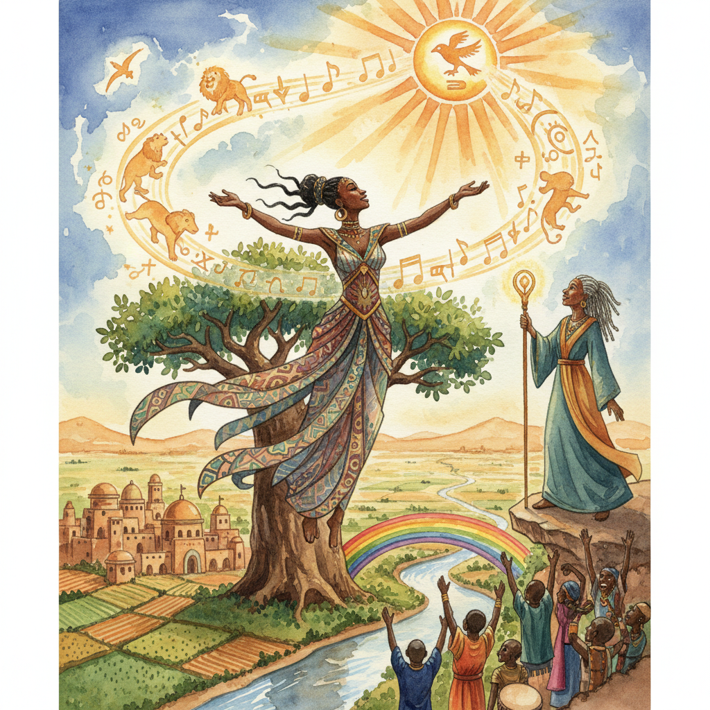 \[AFRICA AND HER GODMOTHER.\]