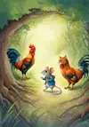 The Cock, the Cat, and the young Mouse