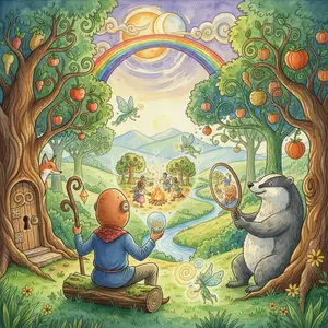 How the Potato Face Blind Man Enjoyed