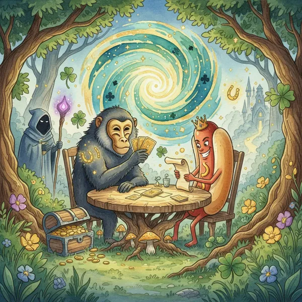 Cover: Poker Face the Baboon and Hot Dog