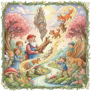 MASTER CHERRY GIVES the WOOD AWAY