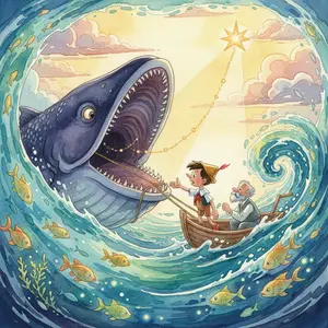 PINOCCHIO IS SWALLOWED by the DOG-FISH