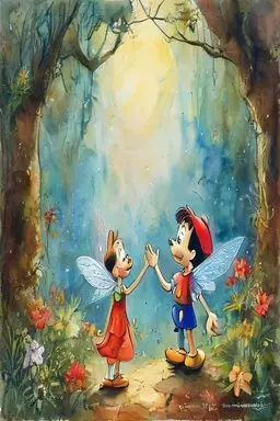 PINOCCHIO PROMISES the FAIRY to BE GOOD