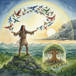 HOW GLOOSKAP MADE the BIRDS