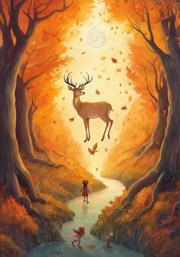 Cover: RAINBOW and the AUTUMN LEAVES