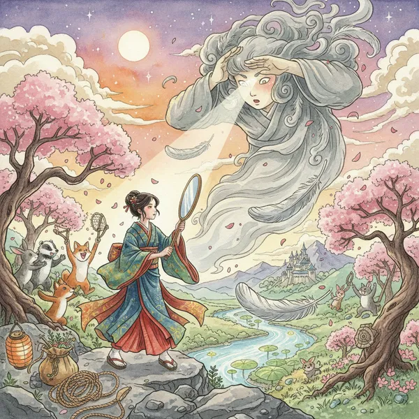 Cover: THE GIANT with THE GREY FEATHERS