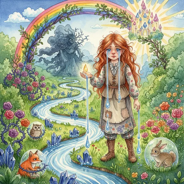 Cover: THE GIRL WHO ALWAYS CRIED