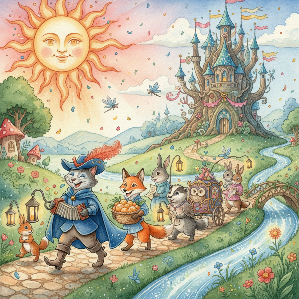 PUSS and SEVERAL ACQUAINTANCES JOURNEY to the WEDDING