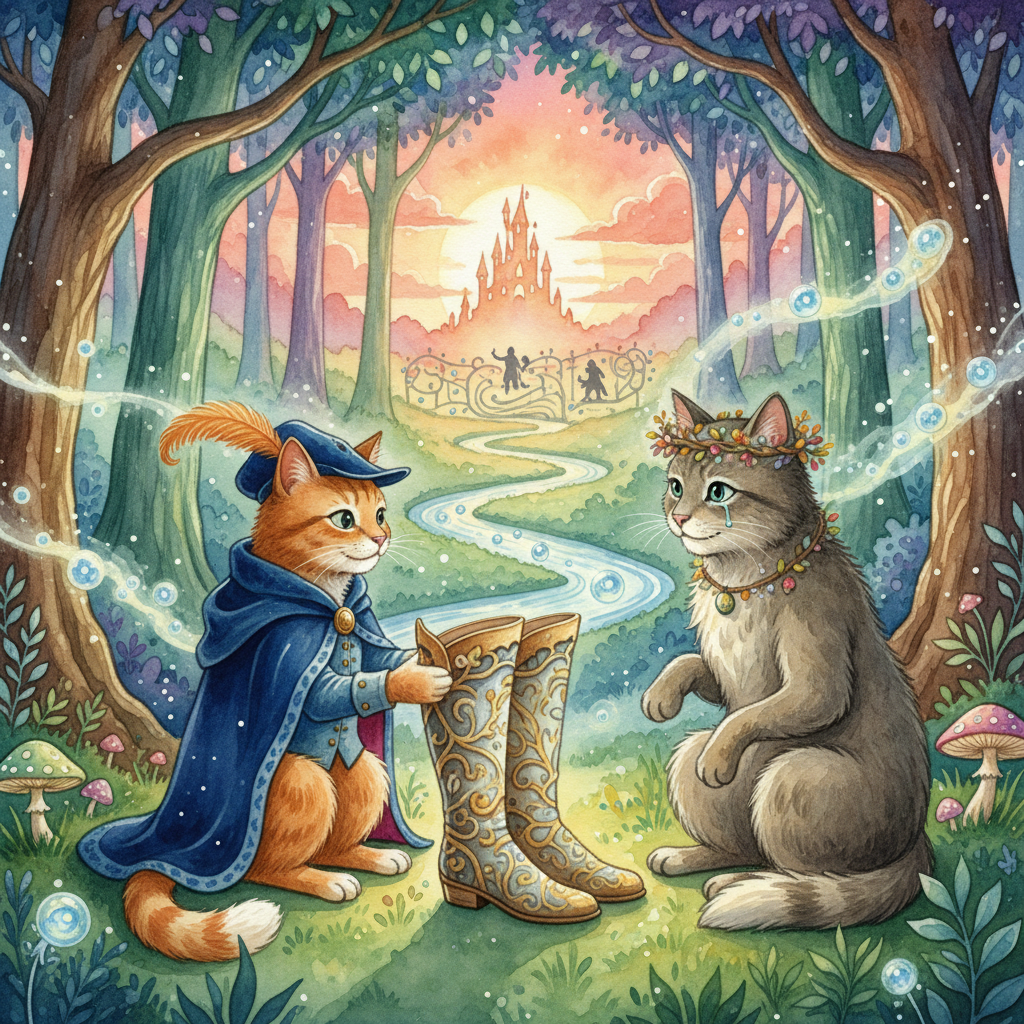 PUSS BUYS a PAIR of BOOTS MADE for HIS FAMOUS SIRE