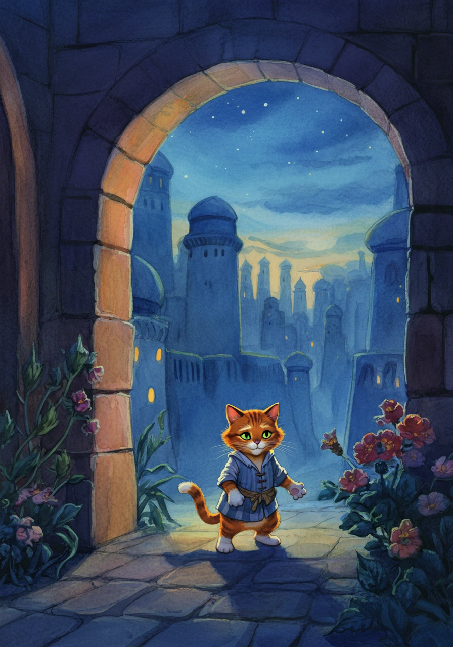 PUSS FOLLOWS WEE WILLIE WINKIE