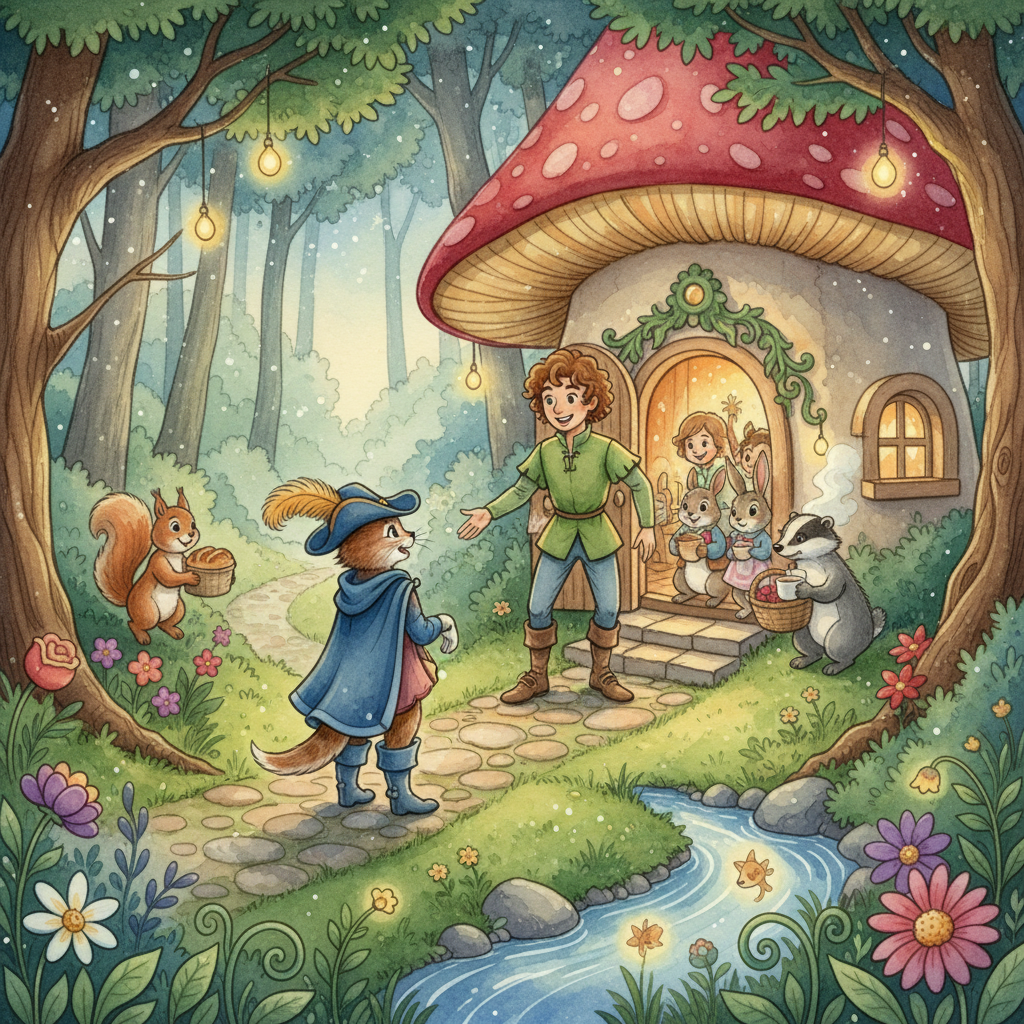 PUSS IS HEARTILY WELCOMED by JACK the JUMPER