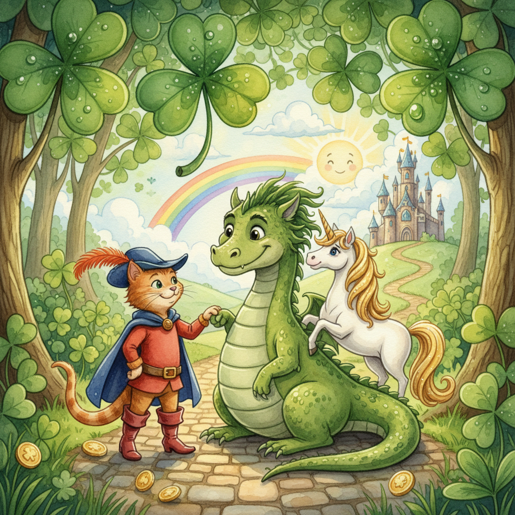 PUSS MAKES a NEW FRIEND and GAINS a STEED