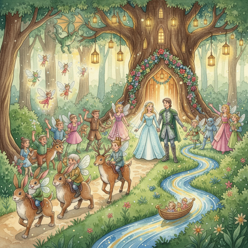 THE GUESTS ARRIVE SAFELY at THE WEDDING