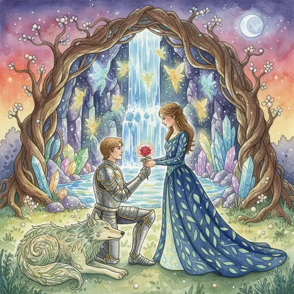 Cover: THE ENCHANTED CAVE