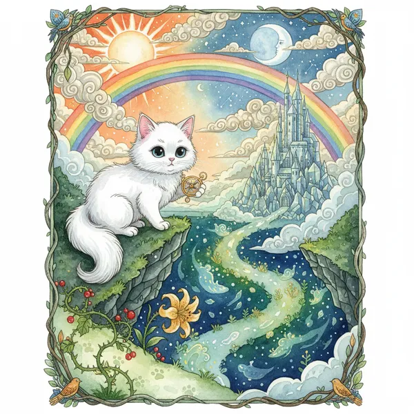 THE LITTLE WHITE CAT poster