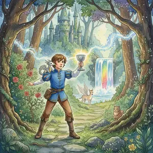 The Page-Boy and the Silver Goblet