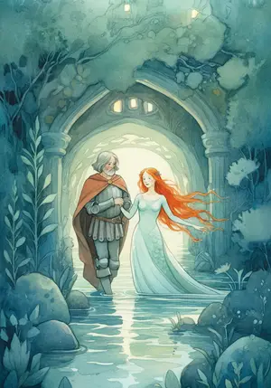 HOW the KNIGHT TOOK HIS YOUNG WIFE with HIM