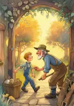 THE FABLE of HANDSOME JETHRO, WHO WAS SIMPLY CUT OUT to BE a MERCHANT