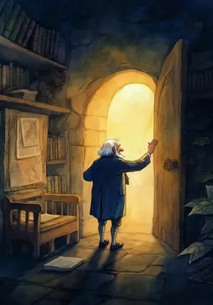 THE FABLE of THE PREACHER WHO FLEW HIS KITE, but NOT BECAUSE HE WISHED to DO SO