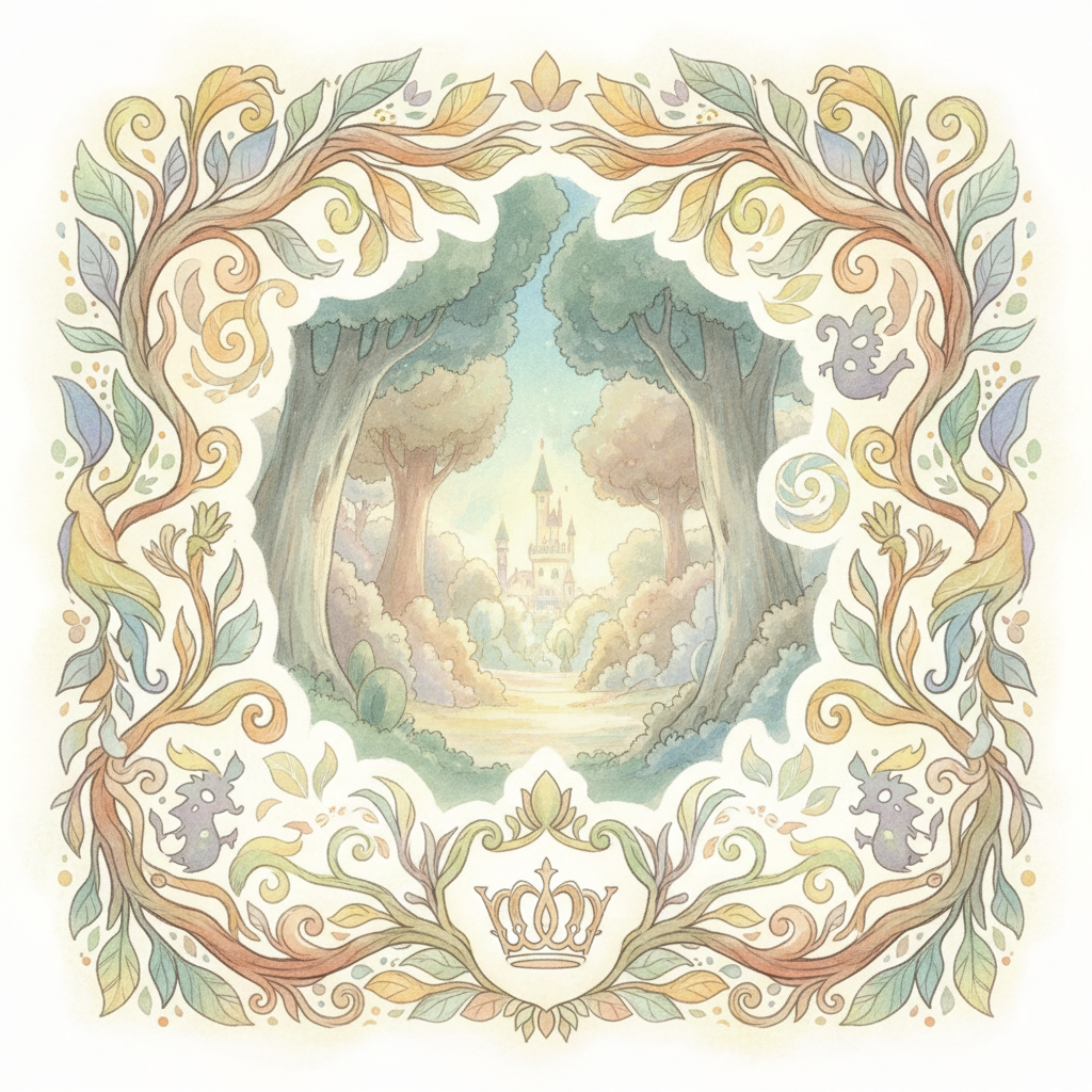 Ghibli-style decorative element for i 300.